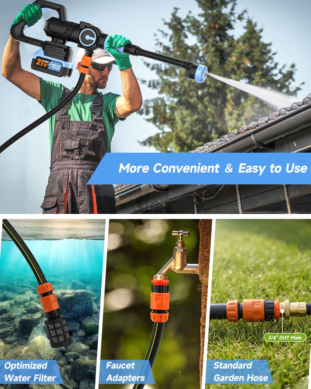 Brushless Cordless Pressure Washer