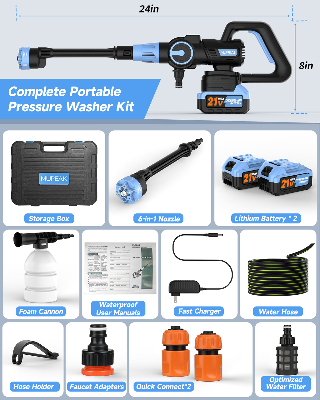 Brushless Cordless Pressure Washer